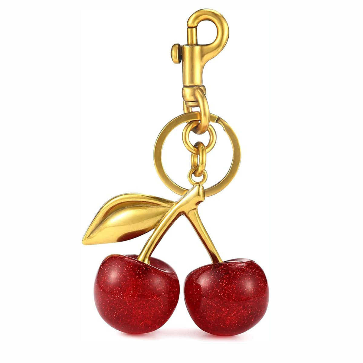 3D Alloy Cherry Keychain & Bag Pendant for Women - Euphoryas Tennis Co.