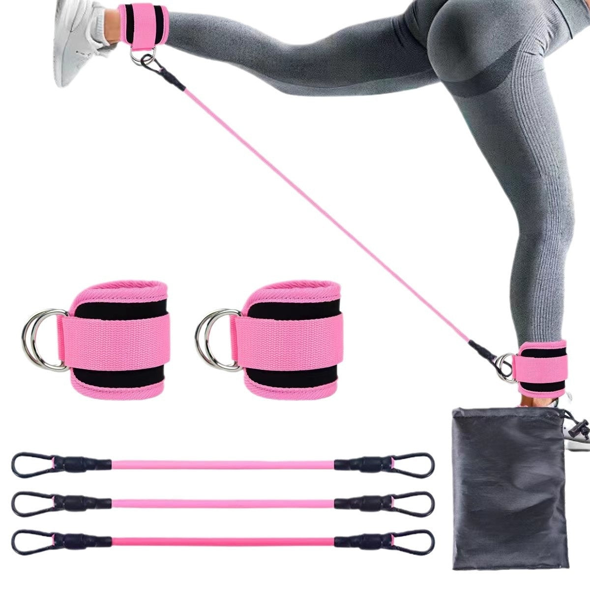 Ankle Resistance Bands – Leg & Hip Trainer - Euphoryas Tennis Co.