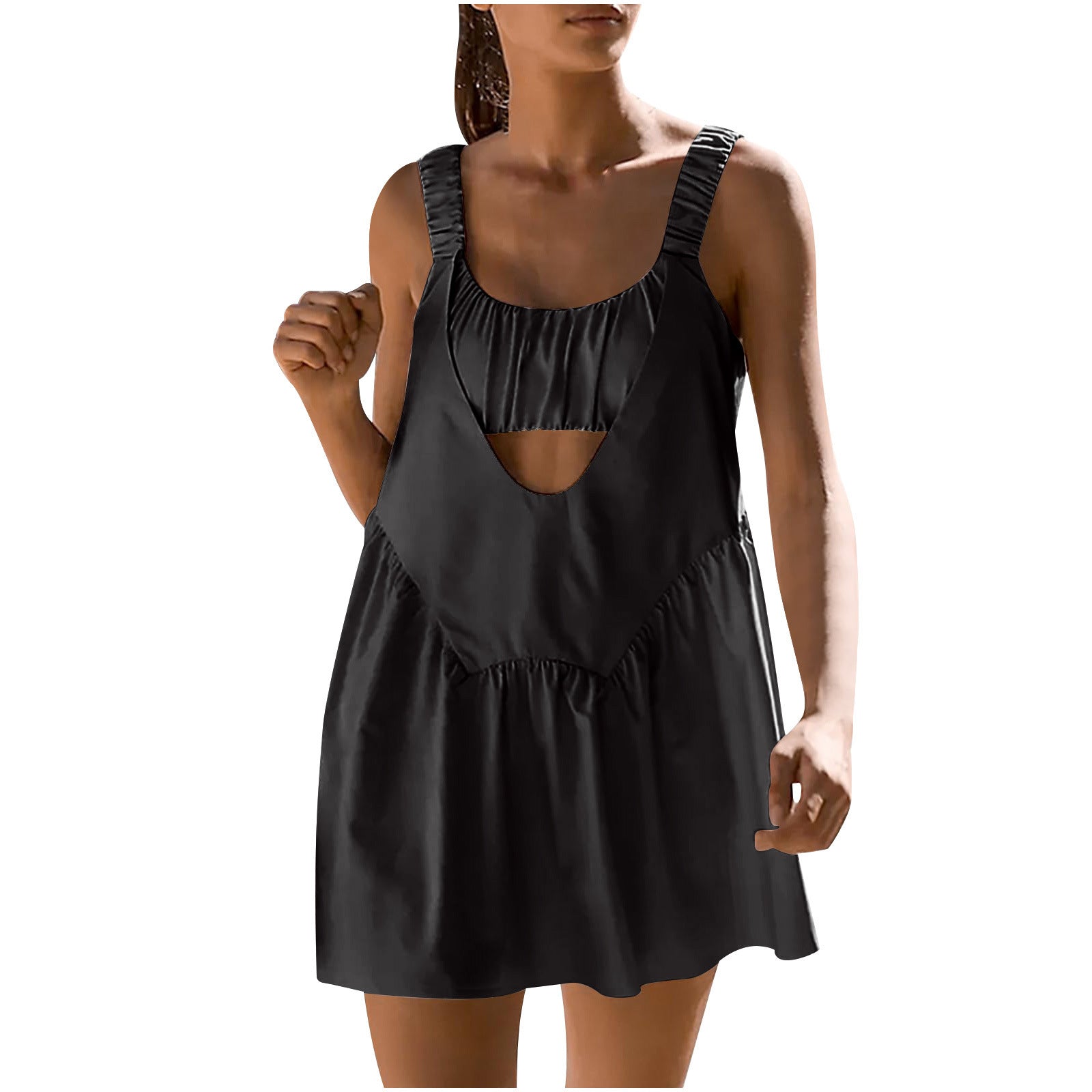 Casual Summer Tennis Dress Built-in Bra Casual Sports - Euphoryas Tennis Co.