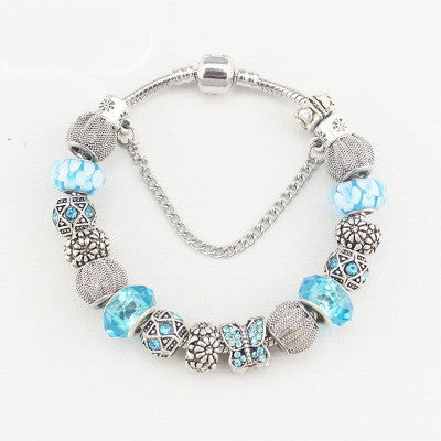 Tennis Accessories DIY Beaded Bracelet – Diamond Butterfly Alloy - Euphoryas Tennis Co.