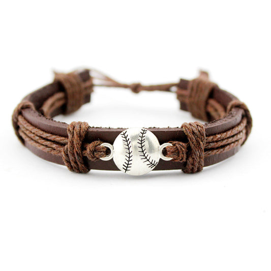 Leather Tennis Bracelet – Handcrafted Cowhide - Euphoryas Tennis Co.