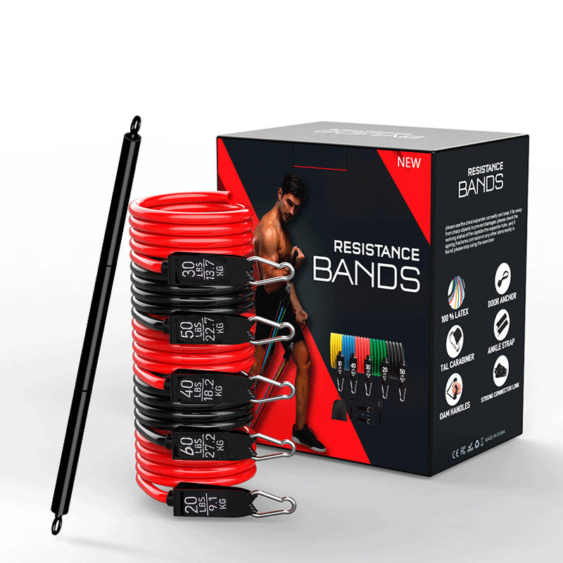 Latex Resistance Bands – Stretch & Yoga Training Rope - Euphoryas Tennis Co.