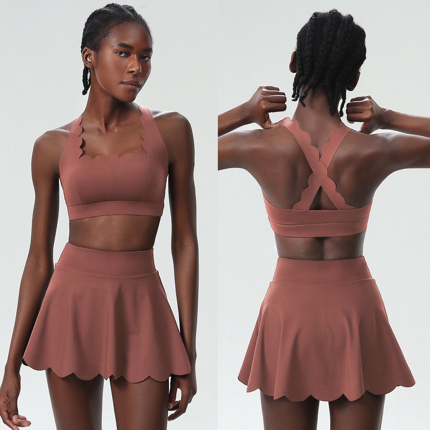 Summer Tennis Outfit – Women’s Quick-Dry Lycra Set - Euphoryas Tennis Co.