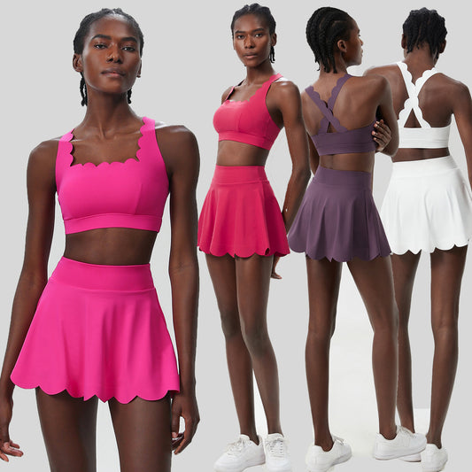 Summer Tennis Outfit – Women’s Quick-Dry Lycra Set - Euphoryas Tennis Co.