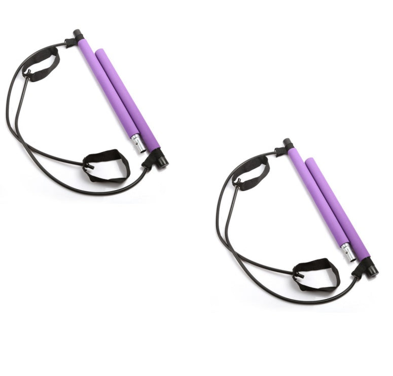 Yoga Resistance Bar – Elastic Bands for Full-Body Workout - Euphoryas Tennis Co.