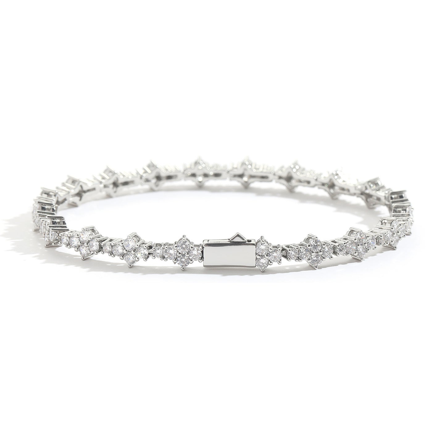 Plum Tennis Chain Men's Hip Hop Bracelet - Euphoryas Tennis Co.