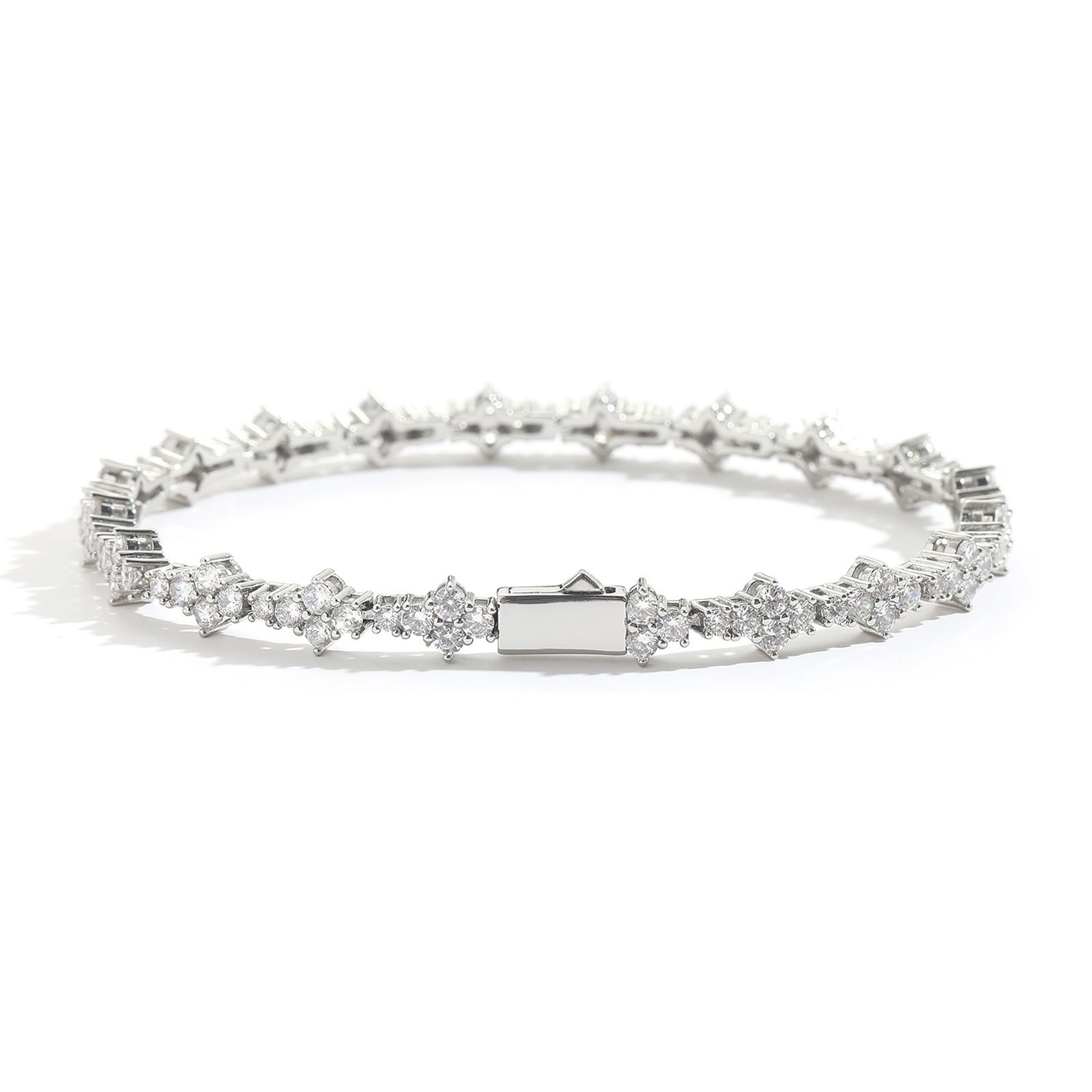 Plum Tennis Chain Men's Hip Hop Bracelet - Euphoryas Tennis Co.