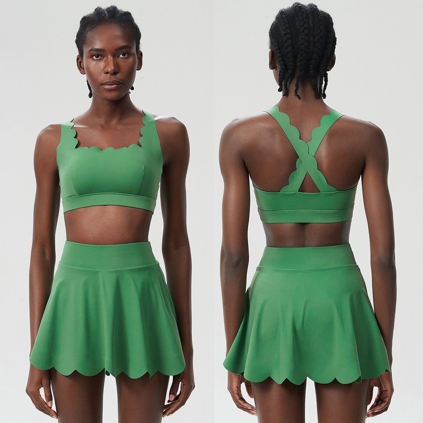 Summer Tennis Outfit – Women’s Quick-Dry Lycra Set - Euphoryas Tennis Co.