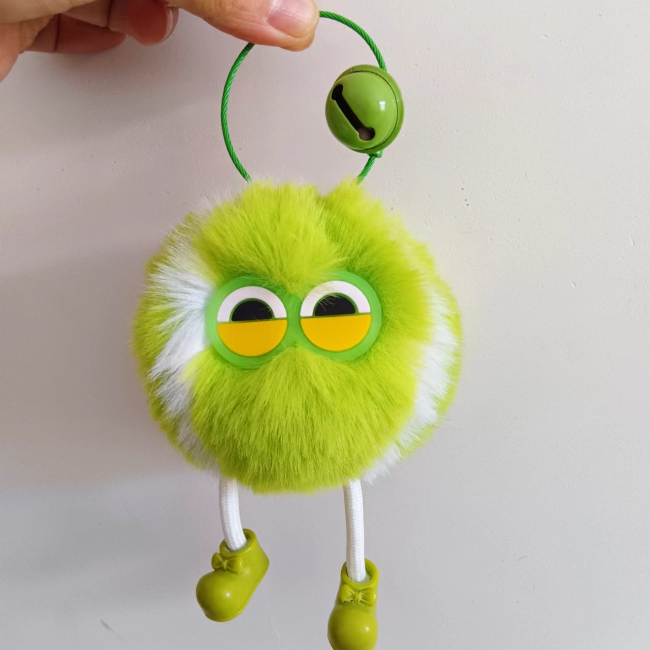 Rex Rabbit Fur Tennis Pendant Key Ring – Cute Car & Bag Charm - Euphoryas Tennis Co.