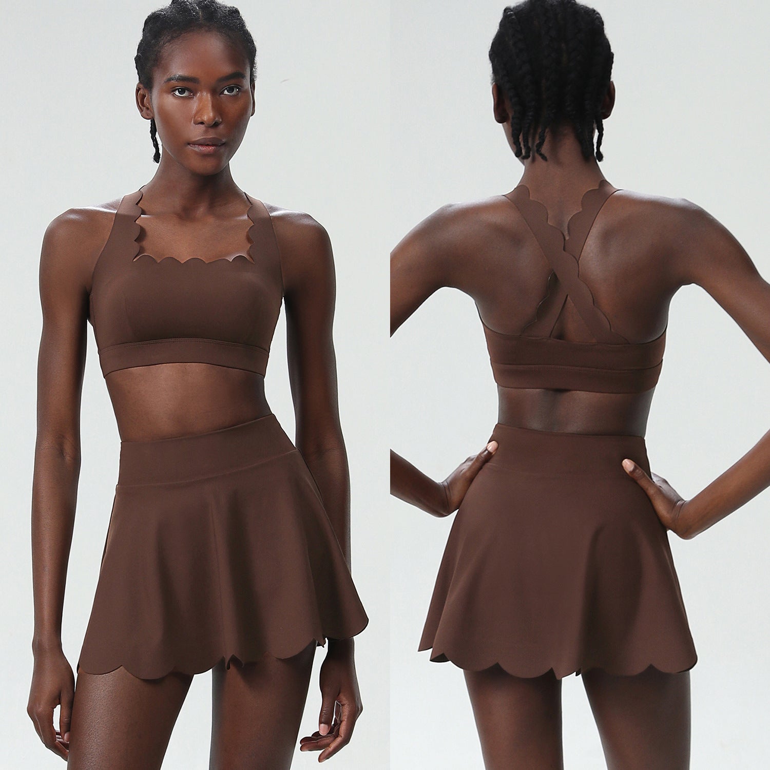 Summer Tennis Outfit – Women’s Quick-Dry Lycra Set - Euphoryas Tennis Co.