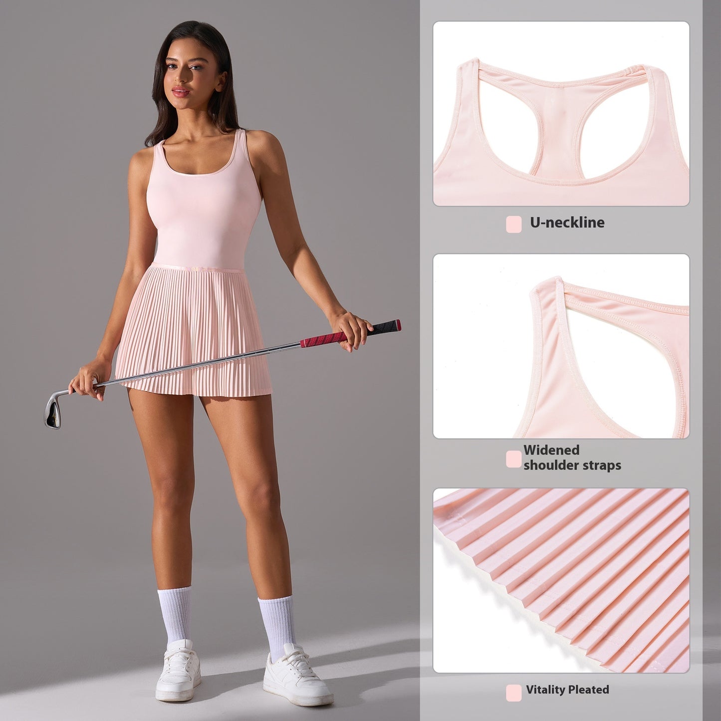 Anti-exposure Tennis Skirt - Euphoryas Tennis Co.