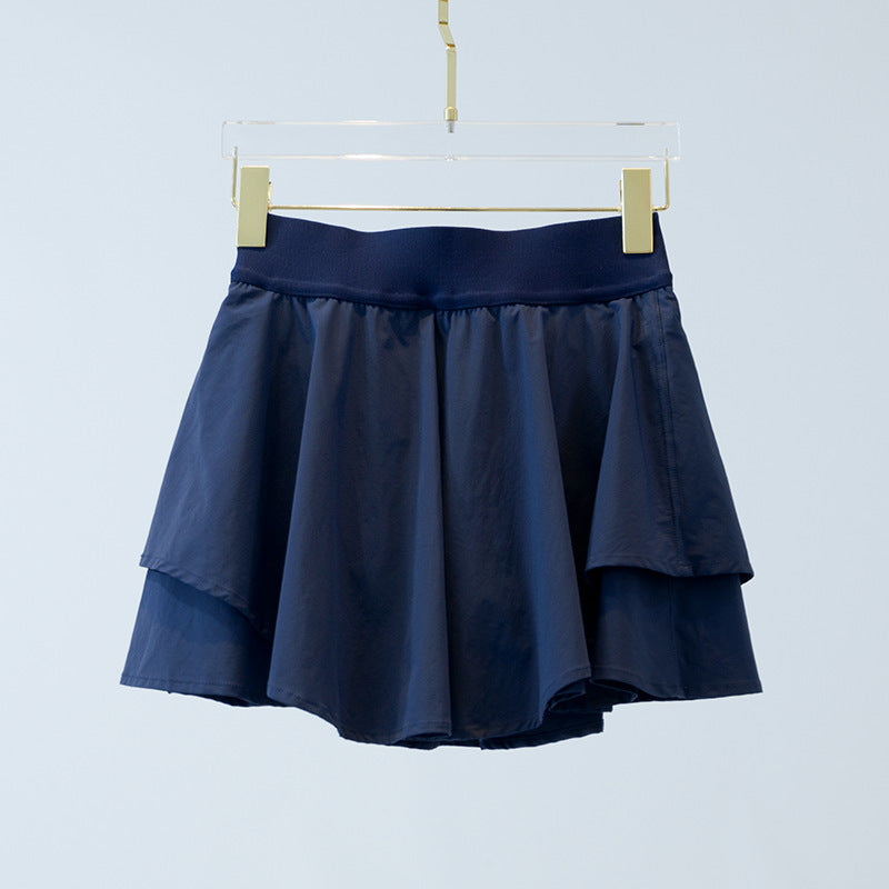 Women's Tennis Skirt with Built-in Safety Shorts – Lightweight Cloud Fabric for Comfort & Mobility - Euphoryas Tennis Co.