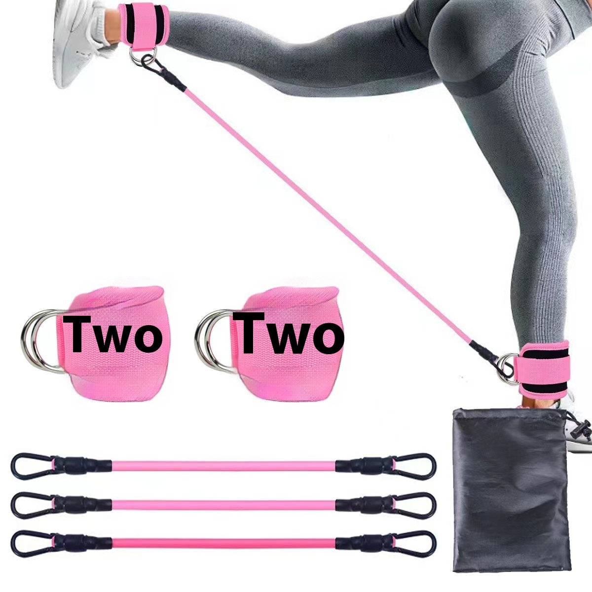 Ankle Resistance Bands – Leg & Hip Trainer - Euphoryas Tennis Co.