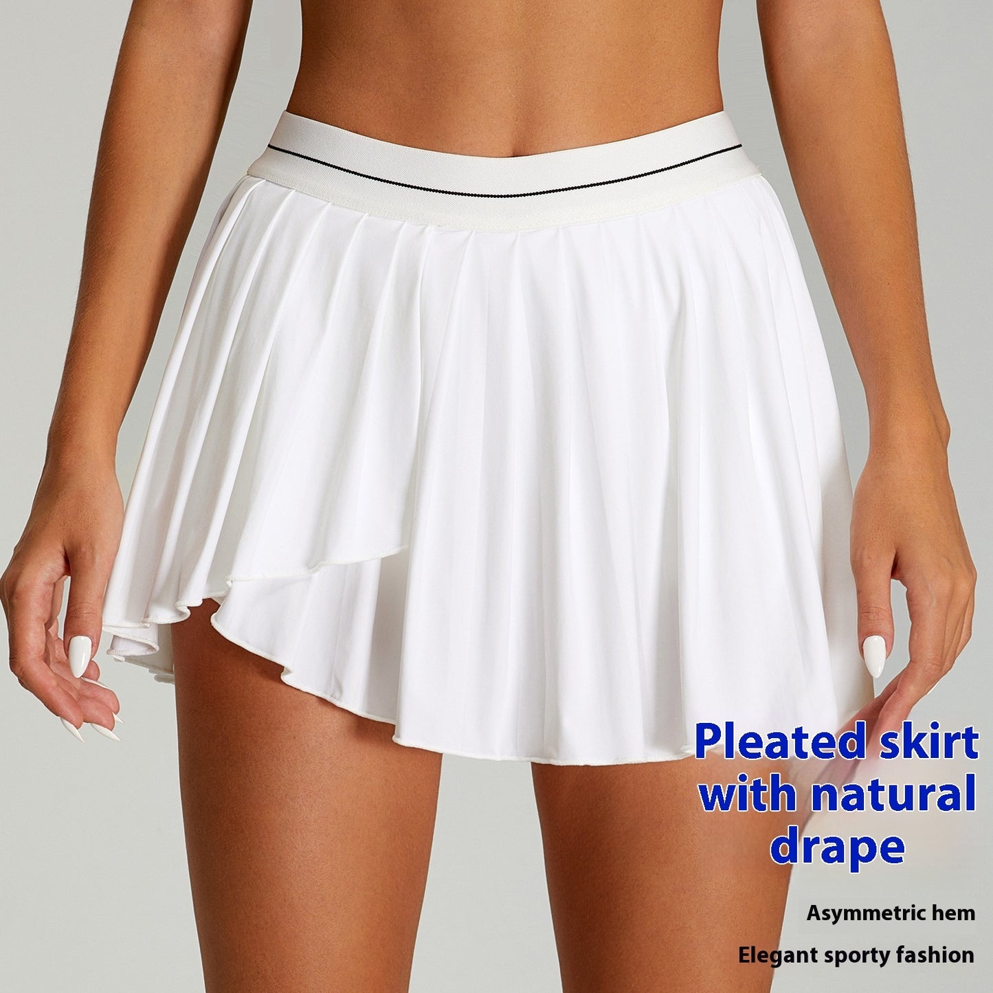 Women's Contrast Sports Skort – Anti-Exposure Design - Euphoryas Tennis Co.