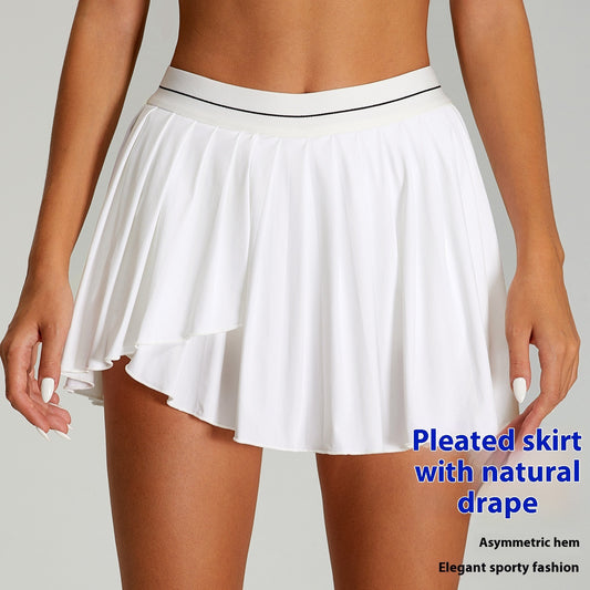 Women's Contrast Sports Skort – Anti-Exposure Design - Euphoryas Tennis Co.