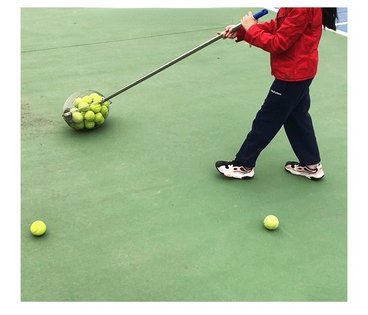 Portable Tennis Ball Picker Roller Type Basket Picking Without Bending - Euphoryas Tennis Co.